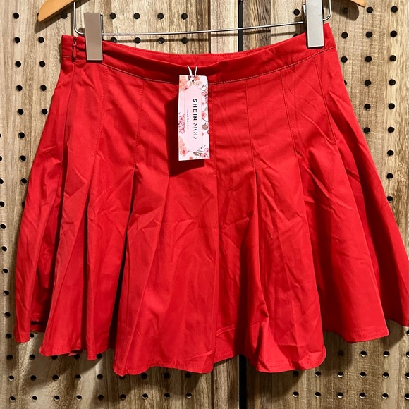 Red Women's Skirt - Picture 3 of 5